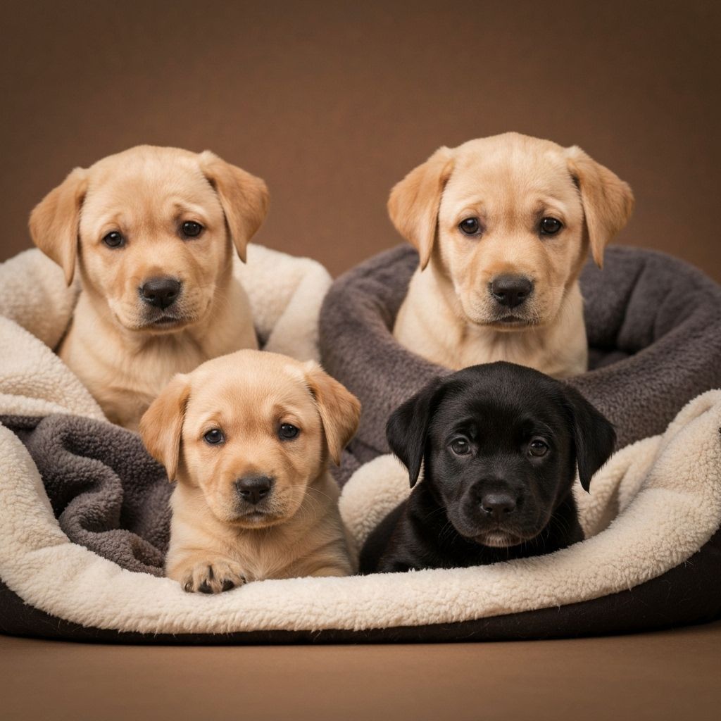 8týdenní štěňata labradorů